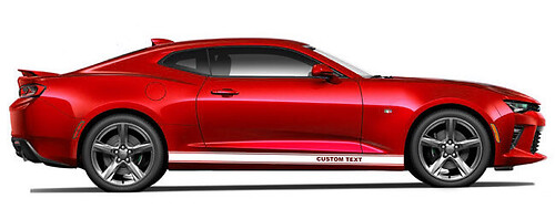 Stripes de panneau de culbuteur décalcomanies pour Chevrolet Camaro
