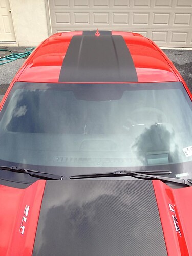 ZL1 Style Broad Center Stripe Kit — Autocollant vinyle (capot, toit, coffre, becquet arrière) pour Chevrolet Camaro 2010-2024