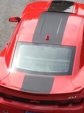 Kit de rayures pour capot, toit, coffre et becquet style Chevrolet Camaro ZL1 2010 et plus
 2