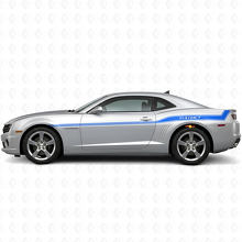 Kit de bandes latérales en vinyle à contour incurvé personnalisé pour Chevrolet Camaro 2010-15_2