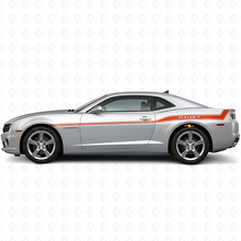 Kit de bandes latérales en vinyle à contour incurvé personnalisé pour Chevrolet Camaro 2010-15_4