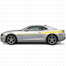 Kit de bandes latérales en vinyle à contour incurvé personnalisé pour Chevrolet Camaro 2010-15_5