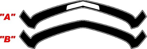 2010 - 2013 Chevrolet Camaro 1967 SS Style bande de nez avant
