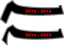 2010 - 2015 Chevrolet Camaro 1969 ZL-1 Style Fascia/Capot Accent Stripes
 2