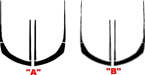 Bandes d'Accent en Vinyle ZL1 Style pour Calandre Avant Capot Chevrolet Camaro 2016+
