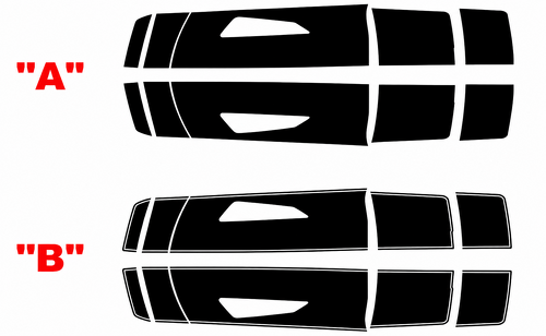Factory Style Twin Rally Stripe Kit — Autocollant vinyle (capot, coffre, becquet arrière) pour Chevrolet Camaro SS 2016-2024