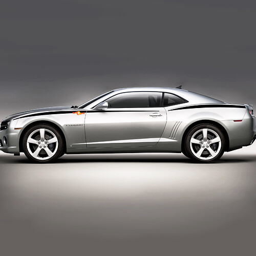 2010 - 2015 Chevrolet Camaro Bandes d'Accentuation de l'Aile Supérieure Vinyle Autocollants Décoratifs
