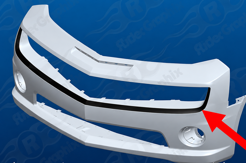 Fascia Surround Accent Stripe — Autocollant vinyle (pare-chocs avant) pour Chevrolet Camaro 2010-2013