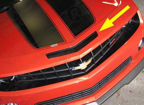 Kit d'autocollants occultants d'admission Chevrolet Camaro SS 2010
