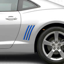 Kit de décalcomanies en vinyle bandes noires pour panneau arrière latéral pour Chevrolet Camaro 2010-2015_2