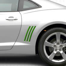 Kit de décalcomanies en vinyle bandes noires pour panneau arrière latéral pour Chevrolet Camaro 2010-2015_3