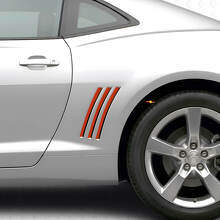 Kit de décalcomanies en vinyle bandes noires pour panneau arrière latéral pour Chevrolet Camaro 2010-2015_4