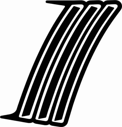 Triple Vent Inside Outside Combo Pair — Autocollant vinyle (aile arrière) pour Chevrolet Camaro 2010-2015