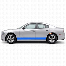 Paire 2011 - 2014 Charger Rocker Panel Stripe Kits Vinyl Stickers Stickers_2
