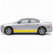 Paire 2011 - 2014 Charger Rocker Panel Stripe Kits Vinyl Stickers Stickers_5