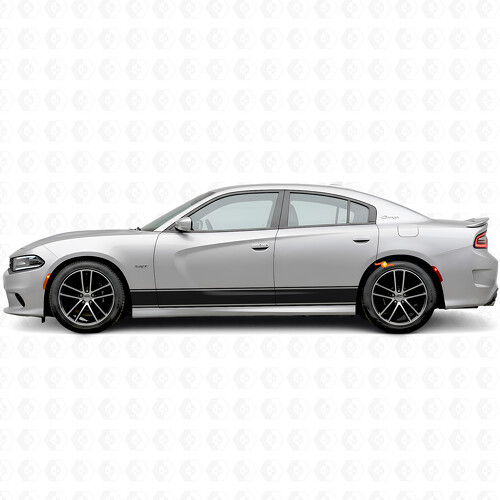 Autocollant vinyle latéral à rayures de contour pour Dodge Charger 2015-2026