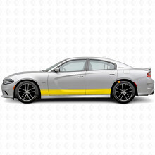 Autocollant vinyle latéral à rayures de contour pour Dodge Charger 2015-2026_5