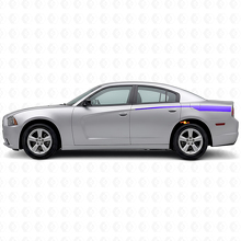 Bande télescopique autocollant vinyle latéral arrière pour Dodge Charger 2011-2014_2