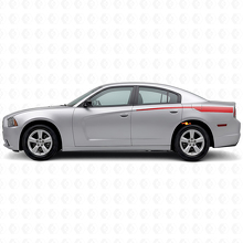 Bande télescopique autocollant vinyle latéral arrière pour Dodge Charger 2011-2014_3
