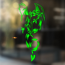 Autocollant Vinyle Universel Dragon Courbé Volant_3