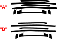 1971-1973 Charger Side Accent / Cowl Stripe Kit Autocollants en vinyle 2