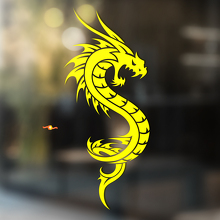 Autocollant Vinyle Universel Style Tribal Dragon Furieux_4