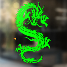 Autocollant Vinyle Universel Dragon Griffes Aiguisées Style Asiatique_3