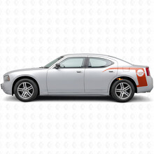 Autocollant en vinyle personnalisé style Super Bee pour garde de lit Dodge Charger 2006-2010_4