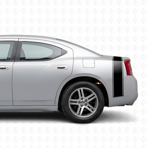 Autocollant Vinyle Bande de Contour d'Accent pour Porte de Caisse de Dodge Charger 2006-2010