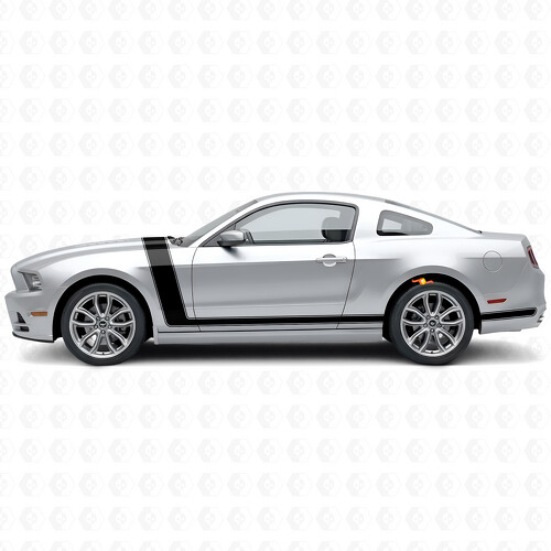Bande de contour accentuée Autocollant vinyl pour capot et côté pour Musclecar Musclecarmodel 2005-20