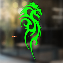 Autocollant Vinyle Universel Dragon Style Flamme Tribale_3