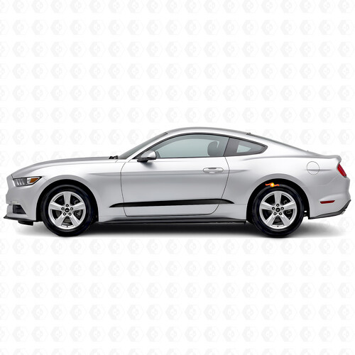 Kit de stickers vinyle bandes d'accentuation latérales inférieures pour Musclecar Musclecarmodel 2015-2020
