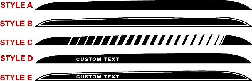 2015 et plus Ford Mustang bas côté Accent Stripe Kits autocollants en vinyle autocollants