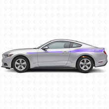 Autocollant Vinyle Décoratif Personnalisé de Bandes Latérales pour Musclecar Mustang 2015-20_2