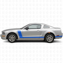 Kit de décalcomanies vinyle bandes latérales 300 CV et texte personnalisé pour Musclecar Musclecarmodel 2005-09_2