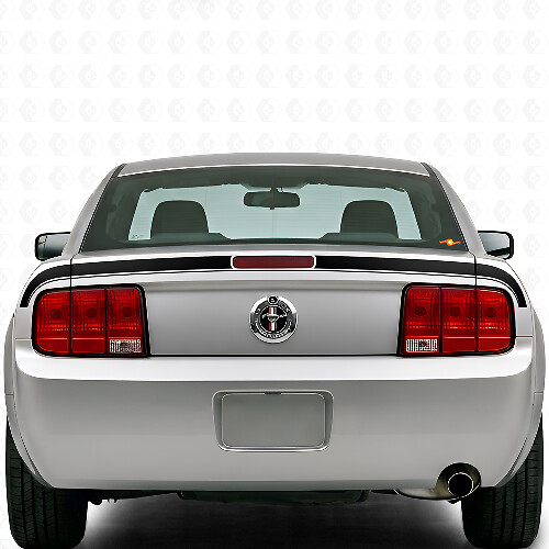 Autocollants Vinyle de Bande de Coffre Arrière Accent pour Musclecar Musclecarmodel 2005-2009