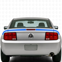 Autocollants Vinyle de Bande de Coffre Arrière Accent pour Musclecar Musclecarmodel 2005-2009_2