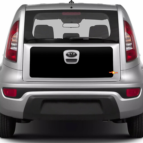 Autocollant en vinyle pour coffre arrière, pour Kia Soul

