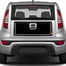 Autocollant en vinyle pour coffre arrière, pour Kia Soul
 3