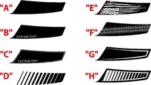 2015 et plus Ford F150 Hood Spear Stripes 2