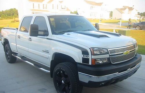 2003-2006 Chevrolet Silverado Rétro Camaro SS Autocollants en vinyle
