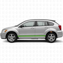 Kit d'autocollants vinyle à bandes latérales droites pour Dodge Caliber 2007+_3