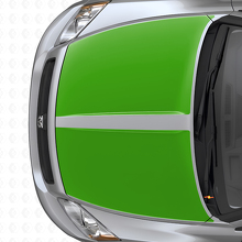Autocollant Vinyle Capot à Double Bande Large pour Dodge Caliber 2007+_3