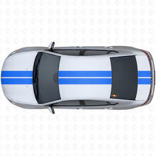 Kit d'autocollants vinyle à doubles contours avant supérieur arrière pour Dodge Dart 2013+_2
