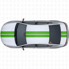 Kit d'autocollants vinyle à doubles contours avant supérieur arrière pour Dodge Dart 2013+_3