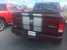 2009 - 2018 Dodge Ram capot et hayon Rally Stripes 2