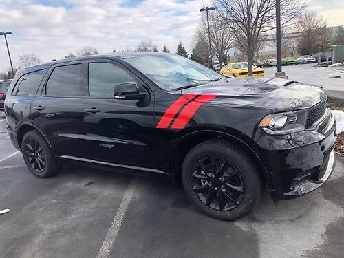 Kit d'autocollants capot à aile pour Dodge Durango 2011 et plus récent
