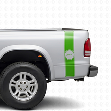 Kit de décalcomanies vinyle bandes latérales arrière style rétro sport pour Dodge Dakota 1997+_3