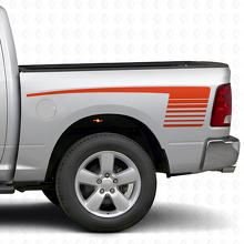 Kit de décalcomanies latérales arrière en vinyle style stroboscope en forme de crosse de hockey pour Dodge Ram 2009-18_4