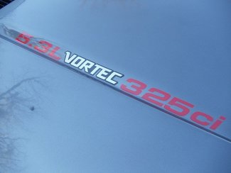 Autocollants de capot trois couleurs Vortec 5,3 L : convient aux camions Chevrolet Silverado GMC Sierra.